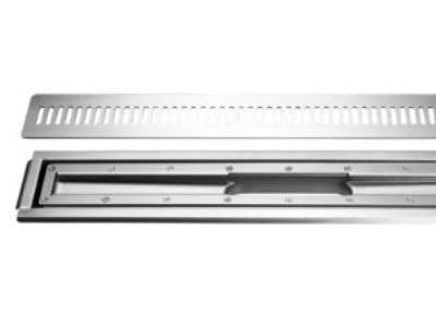 Unidrain armatur/ramme/rist vinyl 900 mm