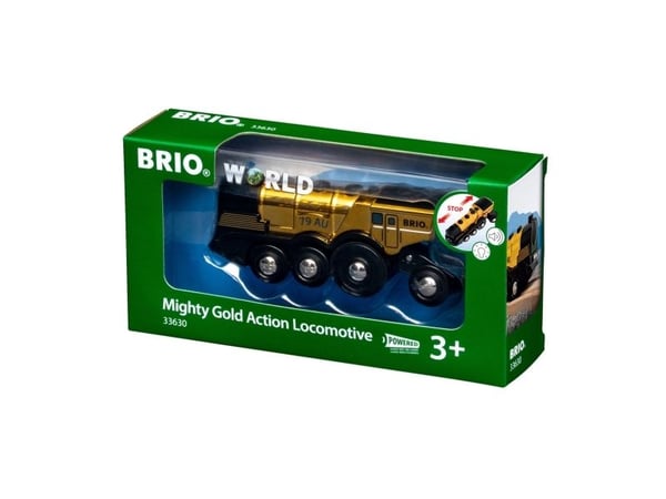 BRIO 33630 Mighty Gold Action Locomotive
