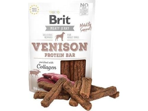 Brit Jerky Snack, Snacks, Hund, Adult (animal), 80 g, Sukkerfri