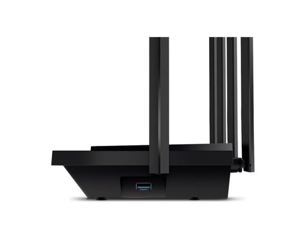 TP-Link Archer AX72, Wi-Fi 6 (802.11ax), Dobbelbånd (2.4 GHz / 5 GHz), Ethernet/bredbåndsforbindelse, Sort, Bærbar Router