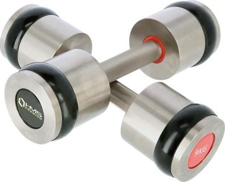 Hantler HH09 krom 2 x 9 kg