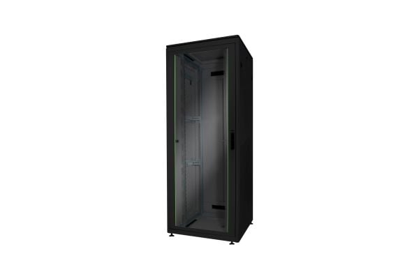 DIGITUS Professional DN-19 32U-8/8-B-1 - Rack skap - svart, RAL 9005 - 32U - 19"