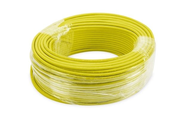DIGITUS Professional - Bulkkabel - 100 m - SFTP - CAT 7a - IEEE 802.5/IEEE 802.3 - halogenfri, solid - gul, RAL 1016