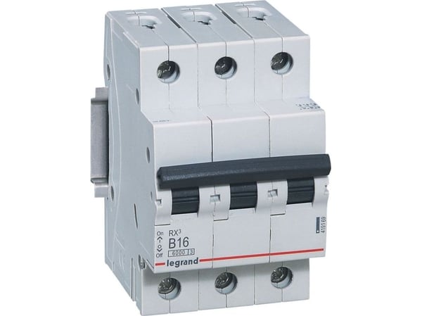 Legrand RX3, Miniatyr-automatsikring, Type B, IP20, 360 - 440 V
