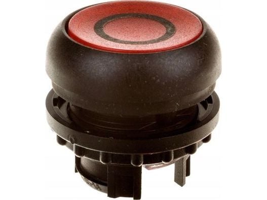 Eaton tryckknapp röd O med belysning med självråtergång M22S-DL-R-X0 (216937)