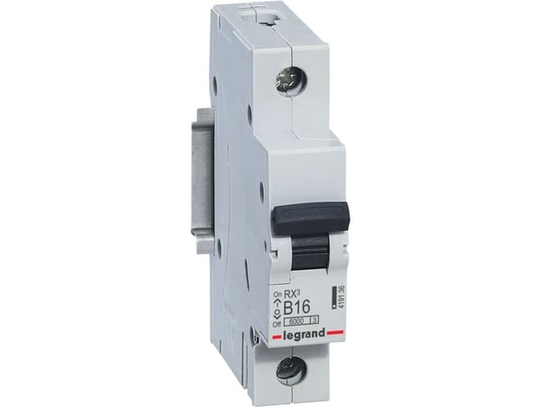 Legrand RX3, Miniatyr-automatsikring, Type B, IP20, 210 - 250 V
