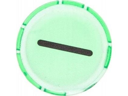 Eaton knappelinse 22 mm flat grønn med START I-symbol M22-XDL-G-X1 (218295)
