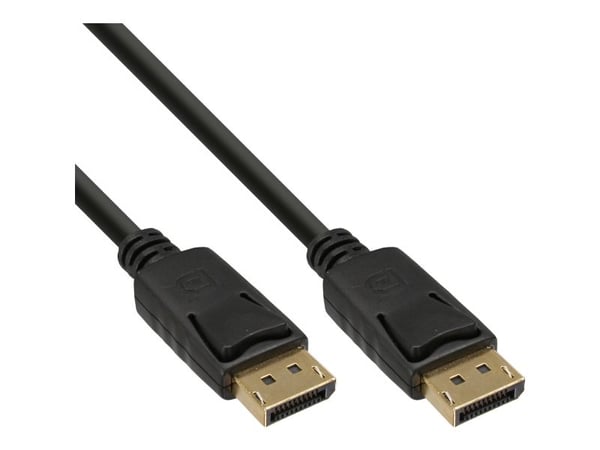 InLine 17155P, 0,5 m, DisplayPort, DisplayPort, Hankjønn, Hankjønn, 2560 x 1600 piksler