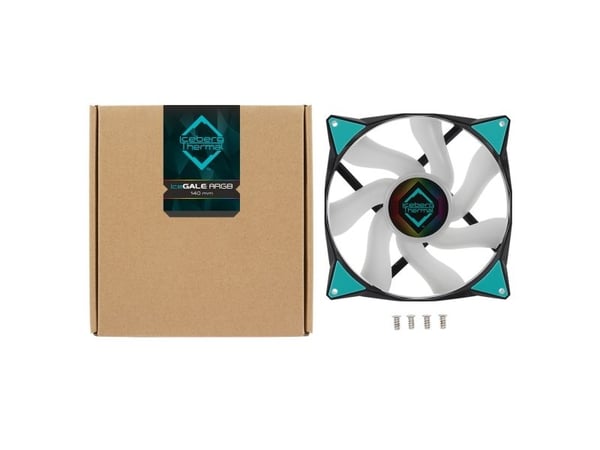 Iceberg Thermal IceGALE ARGB, Vifte, 14 cm, 500 RPM, 1600 RPM, 36 dB, 96 cfm
