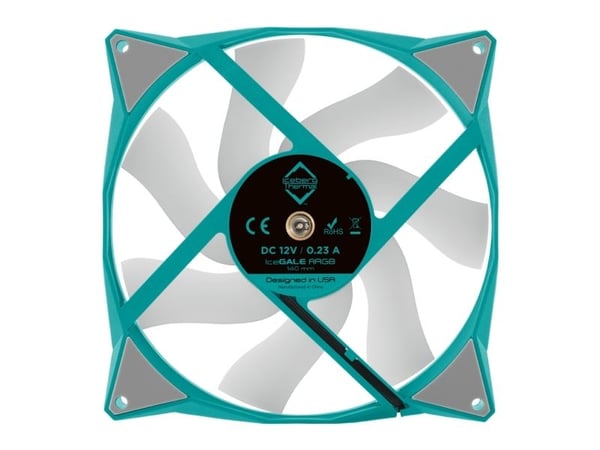 Iceberg Thermal IceGALE ARGB, Vifte, 14 cm, 500 RPM, 1600 RPM, 36 dB, 96 cfm
