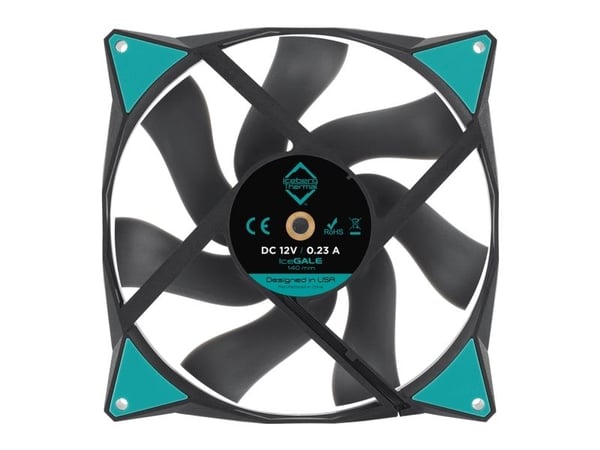 Iceberg Thermal IceGALE, Vifte, 14 cm, 500 RPM, 1600 RPM, 36 dB, 96 cfm