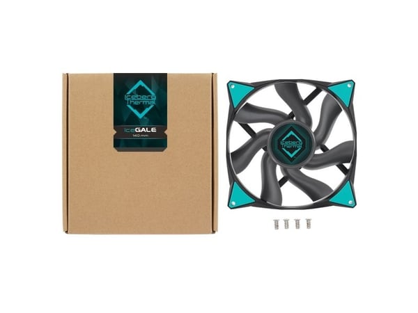 Iceberg Thermal IceGALE, Vifte, 14 cm, 500 RPM, 1600 RPM, 36 dB, 96 cfm