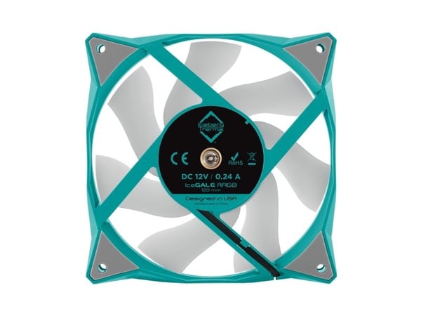 Iceberg Thermal IceGALE ARGB, Vifte, 12 cm, 500 RPM, 2200 RPM, 38 dB, 94 cfm