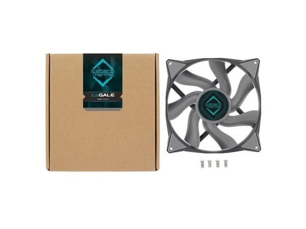 Iceberg Thermal IceGALE, Vifte, 14 cm, 500 RPM, 1600 RPM, 36 dB, 96 cfm