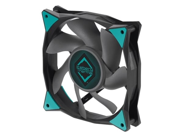 Iceberg Thermal IceGALE, Vifte, 12 cm, 500 RPM, 1850 RPM, Sort