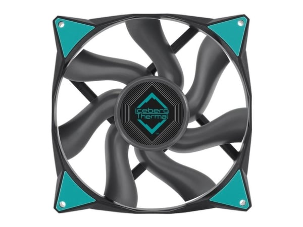 Iceberg Thermal IceGALE Xtra, Fan, 14 cm, 500 RPM, 2500 RPM, Svart