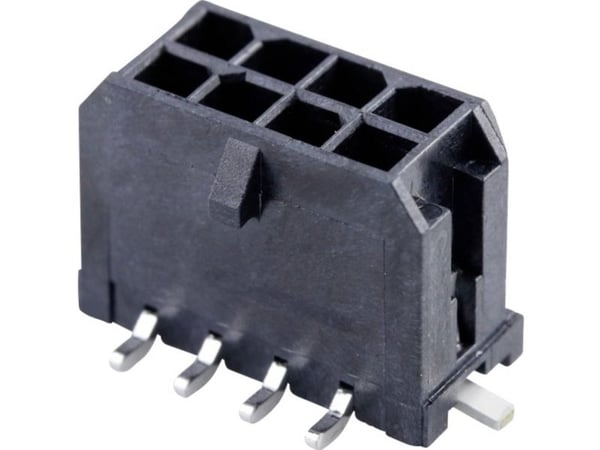 Molex uppoasennettava nastanauha (vakio) Napojen kokonaismäärä 8 Ruudukon koko: 3 mm 430450820 1 kpl Nauha koko rullalla