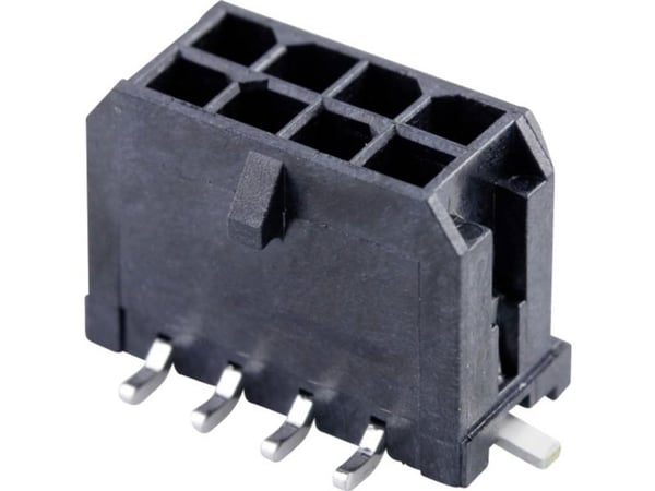 Sisäänrakennettu Molex-urosliitin (vakio) Napojen kokonaismäärä 8 Väli: 3 mm 430450818 200 kpl nauhaa täydellä kelalla (430450818)