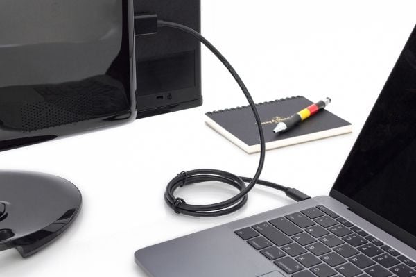 DIGITUS - Adapterkabel - USB-C hann til HDMI hann - 5 m - 4K-støtte