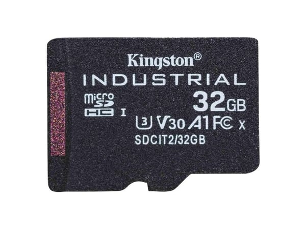 Kingston Industrial - Flash-minneskort - 32 GB - A1 / Video Class V30 / UHS-I U3 / Class10 - microSDHC UHS-I