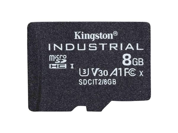 Kingston Industrial - Flashminnekort - 8 GB - A1 / Video Class V30 / UHS-I U3 / Class10 - microSDHC UHS-I
