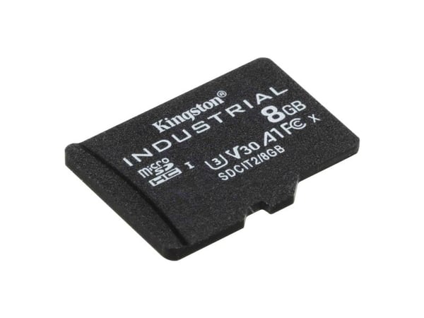 Kingston Industrial - Flashminnekort - 8 GB - A1 / Video Class V30 / UHS-I U3 / Class10 - microSDHC UHS-I