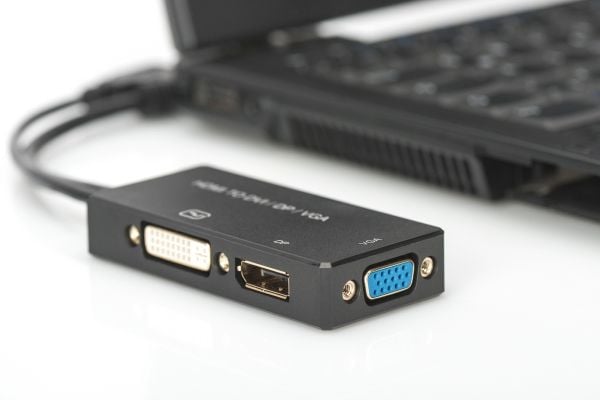 Assmann - Videotransformator - HDMI - DVI, DisplayPort, VGA - sorter