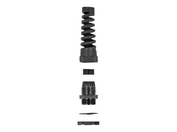 DeLOCK 60345, Musta, Muovi, 1 kpl, Suora, PG13.5, 9 mm
