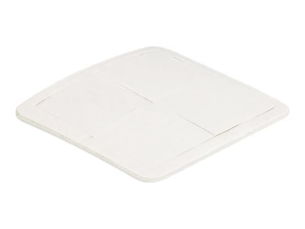 Delock - Kabelholder for kabler - hvit (en pakke 2)