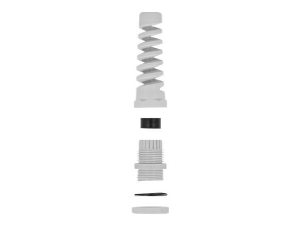 DeLOCK 60344, Harmaa, Muovi, 1 kpl, Suora, PG11, 8 mm
