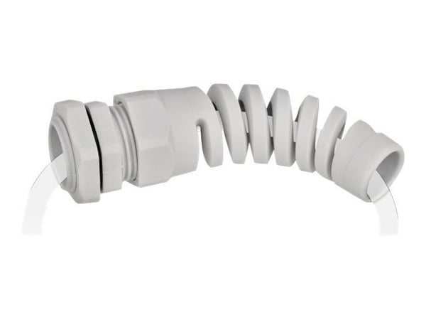 DeLOCK 60348, Harmaa, Muovi, 1 kpl, Suora, PG16, 1 cm