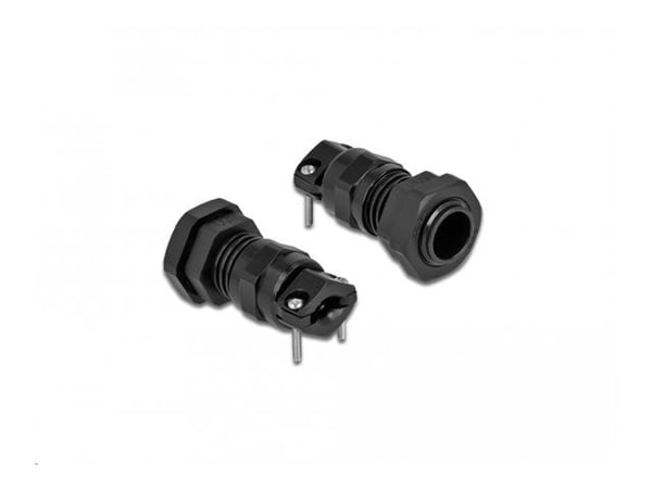 DeLOCK 60351, Musta, Metalli, Muovi, 1 kpl, Suora, PG9, 8 mm