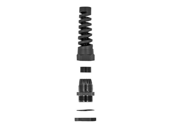 DeLOCK 60349, Musta, Muovi, 1 kpl, Suora, PG21, 1 cm