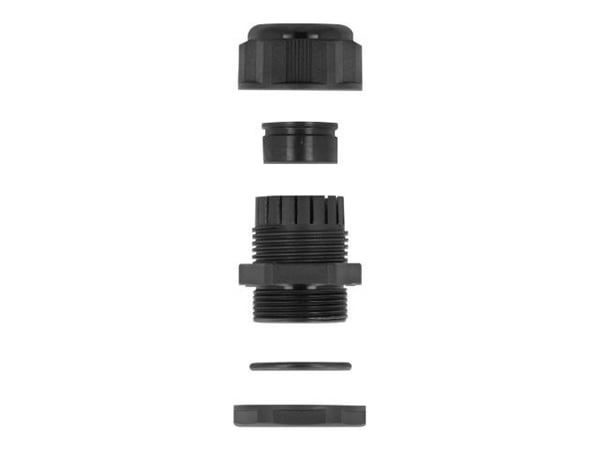 DeLOCK 60387, Musta, Muovi, 2 kpl, PG21, 1,5 cm, IP68