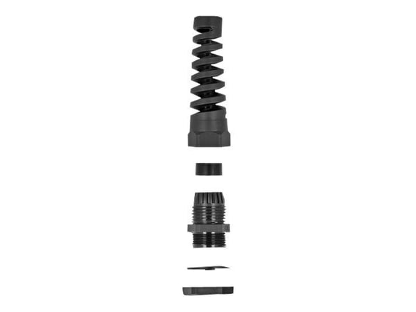 DeLOCK 60343, Musta, Muovi, 1 kpl, Suora, PG11, 8 mm