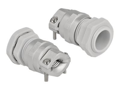 DeLOCK 60356, Harmaa, Metalli, Muovi, 1 kpl, Suora, PG13.5, 9 mm