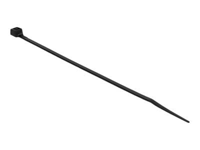 DeLOCK 19187, Kaksiaukkoinen johdinside, Polyamidi, Musta, 3,6 cm, 15 cm, 3,6 mm