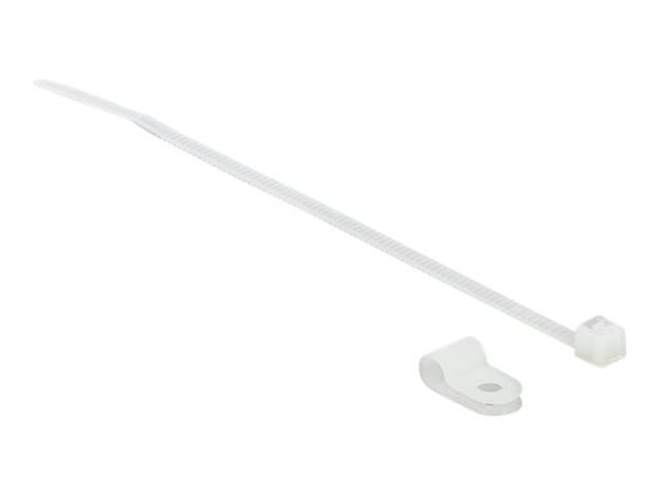 Delock - Kabelbinder - 15 cm - vit