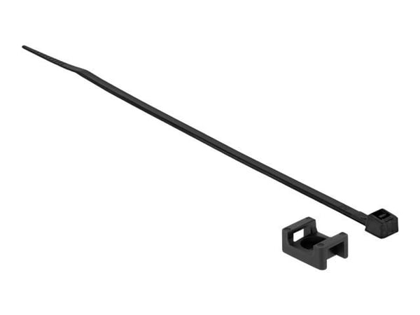 Delock - Kabelbinder - 20 cm - svart