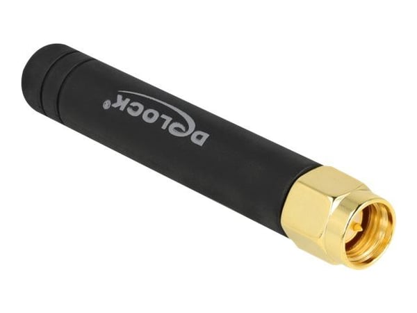 DeLOCK 12715, 1,6 dBi, 0.868 GHz, 50 O, Ympyräsäteilyantenni, SMA, Naaras