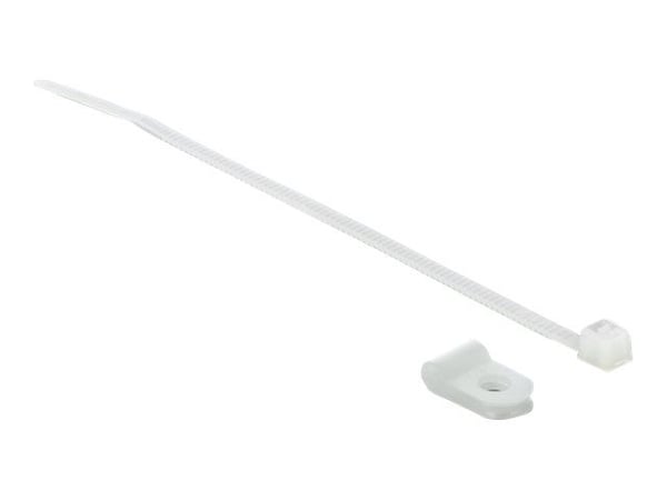 Delock - Kabelbinder - 10 cm - vit