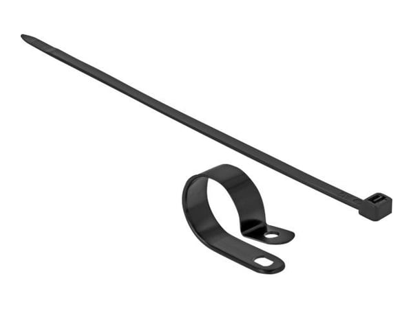 Delock - Kaapelinsidontasarja - 30 cm - musta