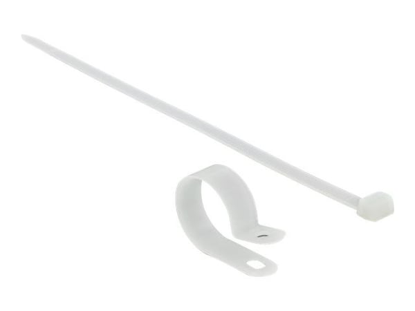 Delock - Kabelbinder - 30 cm - vit