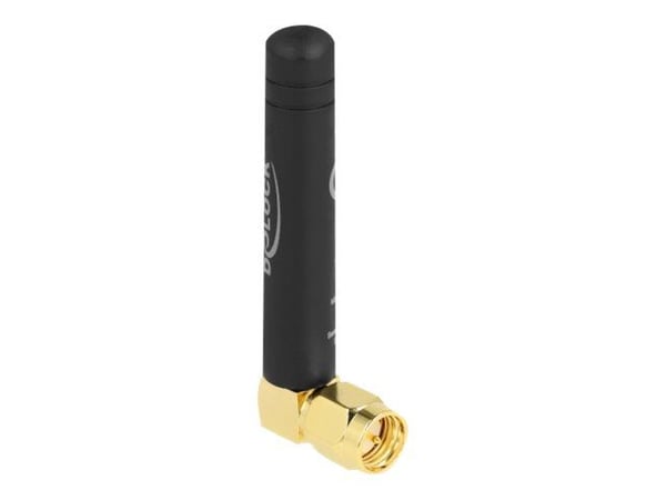 Delock - Antenne - 4.86 cm - Smart Home, LPWAN - 1.6 dBi - rundtstrålende - utendørs, innendørs - svart