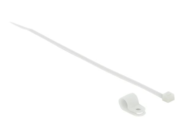 Delock - Kabelbinder - 20 cm - vit