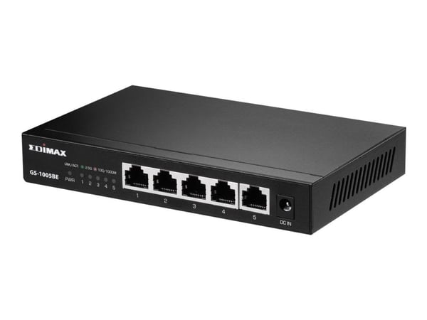 Edimax GS-1005BE - Switch - ikke-styrt - 5 x 100/1000/2.5G - stasjonær