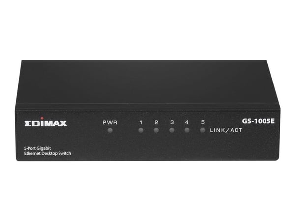 Edimax GS-1005E - Switch - ikke-styrt - 5 x 10/100/1000 - stasjonær
