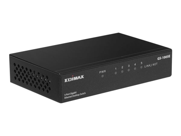 Edimax GS-1005E - Switch - ikke-styrt - 5 x 10/100/1000 - stasjonær