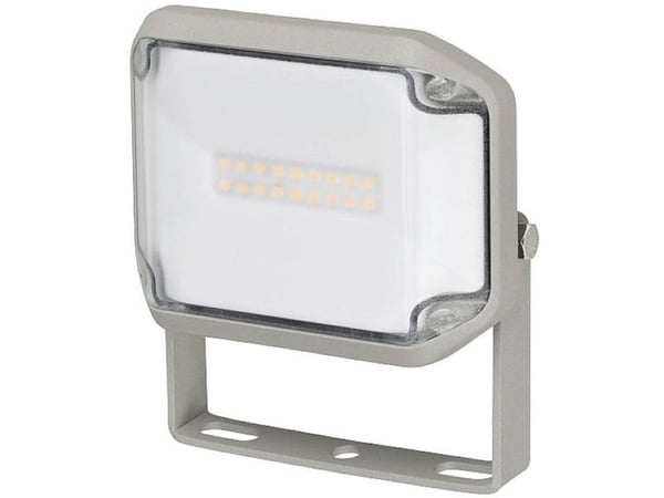 Brennenstuhl AL 1050 - Flomlys - LED - 10 W - klasse E - varmt hvitt lys - 3000 K - flat - grå
