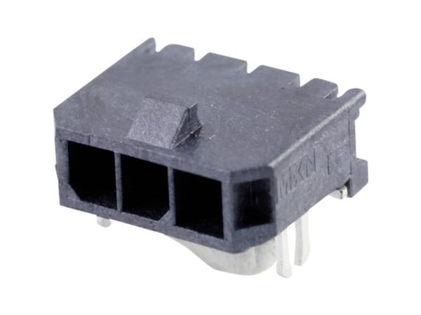 Molex uppoasennettava tappiliuska (vakio) Napojen kokonaismäärä 3 Ristikoiden koko: 3 mm 436500304 1 kpl Lokero